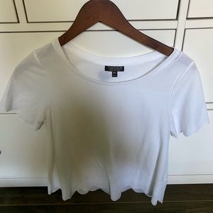 Top shop white blouse